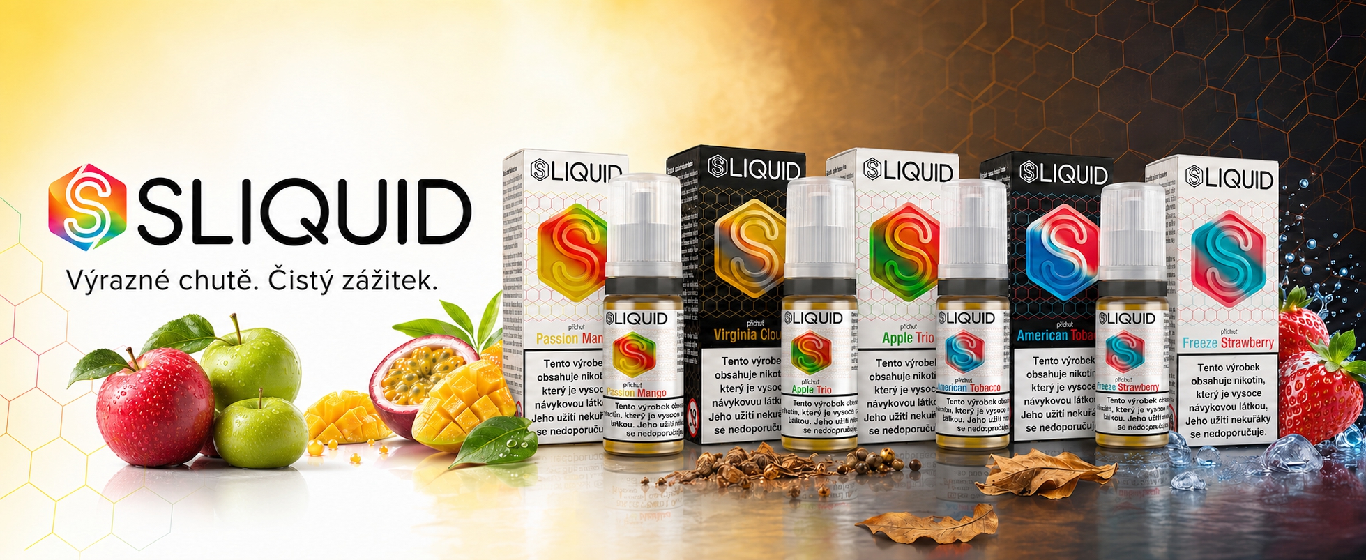 SLIQUID e-liquidy s nikotinovou solí